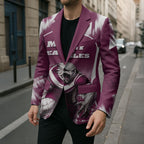 Personalised Sea Eagles Rugby Blazer Eagle Mascot Sydney Skyline 3D Graphic