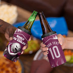 Personalised Sea Eagles Rugby 4 in 1 Can Cooler Tumbler Eagle Mascot Sydney Skyline 3D Graphic