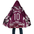 Personalised Sea Eagles Rugby Cloak Eagle Mascot Sydney Skyline 3D Graphic