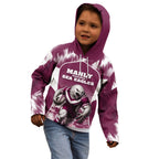Personalised Sea Eagles Rugby Kid Hoodie Eagle Mascot Sydney Skyline 3D Graphic