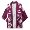 Personalised Sea Eagles Rugby Kimono Eagle Mascot Sydney Skyline 3D Graphic