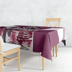 Personalised Sea Eagles Rugby Tablecloth Eagle Mascot Sydney Skyline 3D Graphic