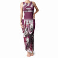 Personalised Sea Eagles Rugby Tank Maxi Dress Eagle Mascot Sydney Skyline 3D Graphic