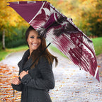 Personalised Sea Eagles Rugby Umbrella Eagle Mascot Sydney Skyline 3D Graphic