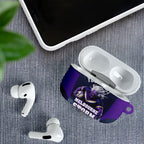 Personalised Sharks Rugby AirPods Case Storm Monster Mascot City Skyline 3D Graphic