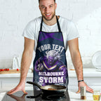 Personalised Sharks Rugby Apron Storm Monster Mascot City Skyline 3D Graphic