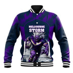 Personalised Sharks Rugby Baseball Jacket Storm Monster Mascot City Skyline 3D Graphic