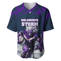 Personalised Sharks Rugby Baseball Jersey Storm Monster Mascot City Skyline 3D Graphic