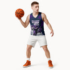 Personalised Sharks Rugby Basketball Jersey Storm Monster Mascot City Skyline 3D Graphic