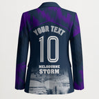 Personalised Sharks Rugby Blazer Storm Monster Mascot City Skyline 3D Graphic