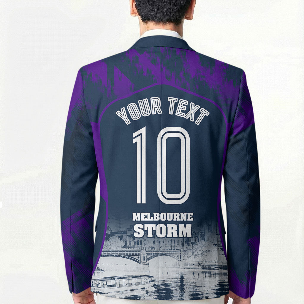 Personalised Sharks Rugby Blazer Storm Monster Mascot City Skyline 3D Graphic