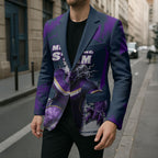 Personalised Sharks Rugby Blazer Storm Monster Mascot City Skyline 3D Graphic