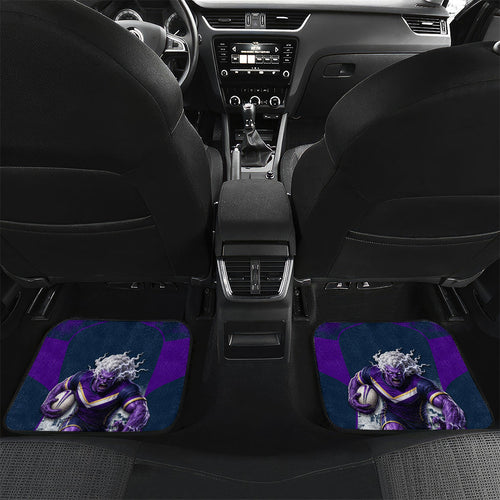 Personalised Sharks Rugby Car Mats Storm Monster Mascot City Skyline 3D Graphic