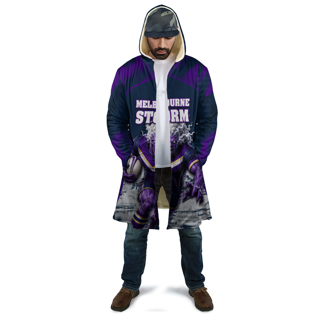 Personalised Sharks Rugby Cloak Storm Monster Mascot City Skyline 3D Graphic