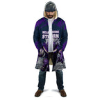 Personalised Sharks Rugby Cloak Storm Monster Mascot City Skyline 3D Graphic
