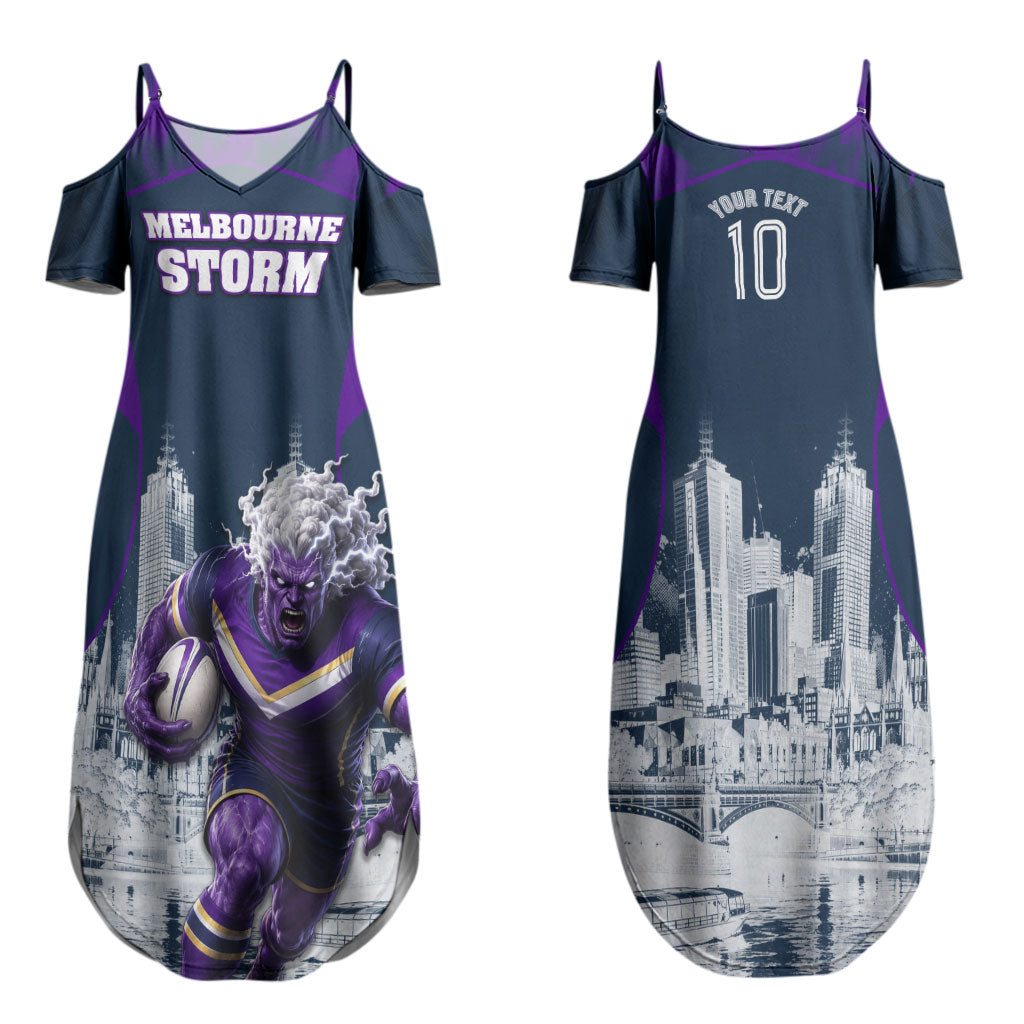 Personalised Sharks Rugby Couples Matching Summer Maxi Dress and Hawaiian Shirt Storm Monster Mascot City Skyline 3D Graphic