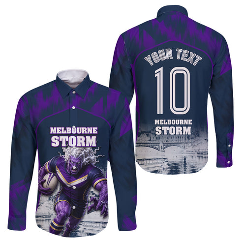 Personalised Sharks Rugby Family Matching Long Sleeve Bodycon Dress and Hawaiian Shirt Storm Monster Mascot City Skyline 3D Graphic