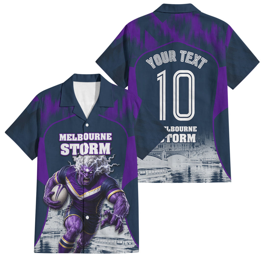 Personalised Sharks Rugby Family Matching Off Shoulder Short Dress and Hawaiian Shirt Storm Monster Mascot City Skyline 3D Graphic