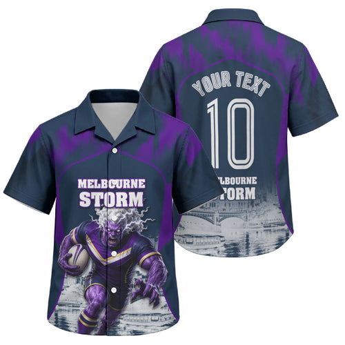 Personalised Sharks Rugby Family Matching Summer Maxi Dress and Hawaiian Shirt Storm Monster Mascot City Skyline 3D Graphic