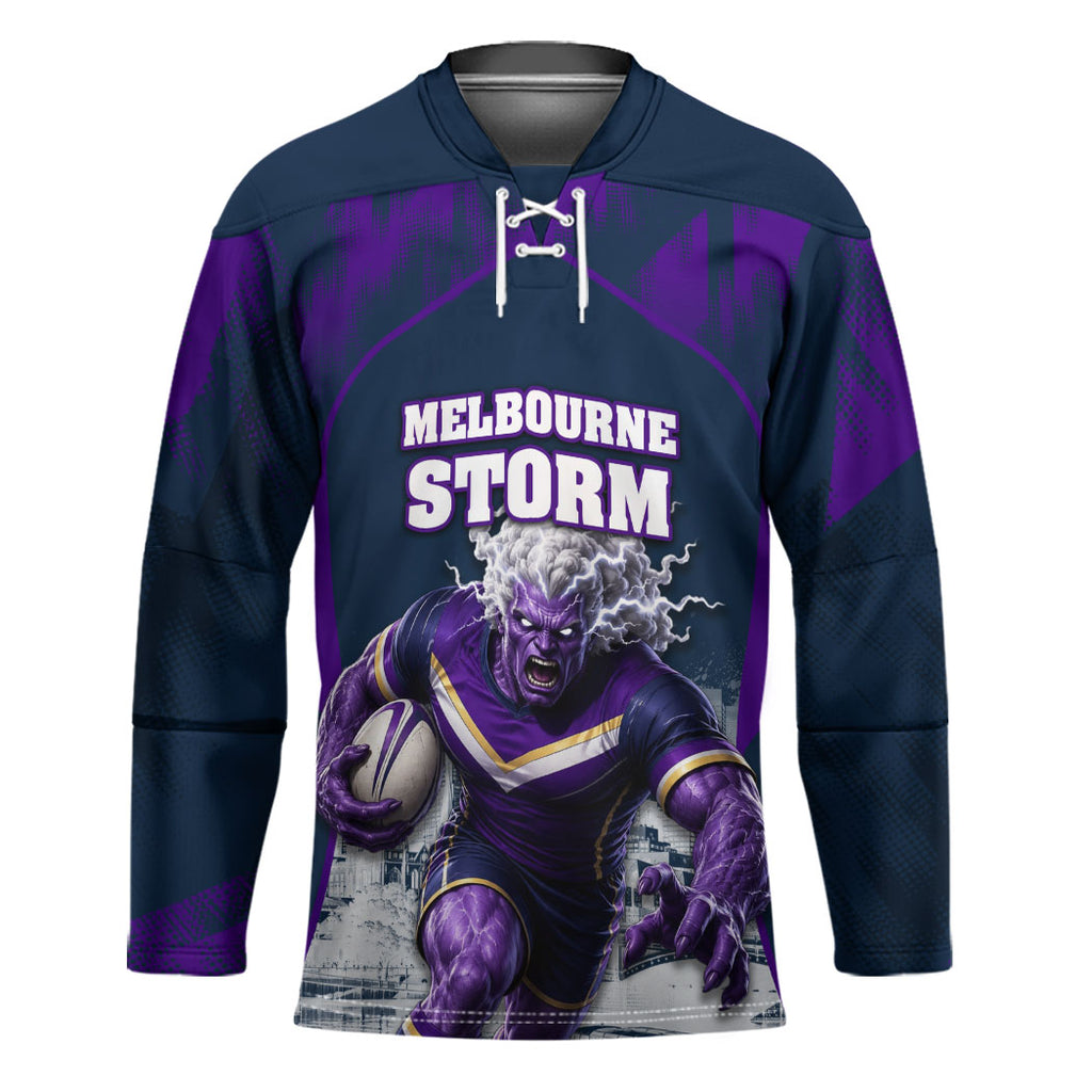 Personalised Sharks Rugby Hockey Jersey Storm Monster Mascot City Skyline 3D Graphic