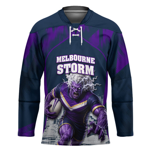 Personalised Sharks Rugby Hockey Jersey Storm Monster Mascot City Skyline 3D Graphic