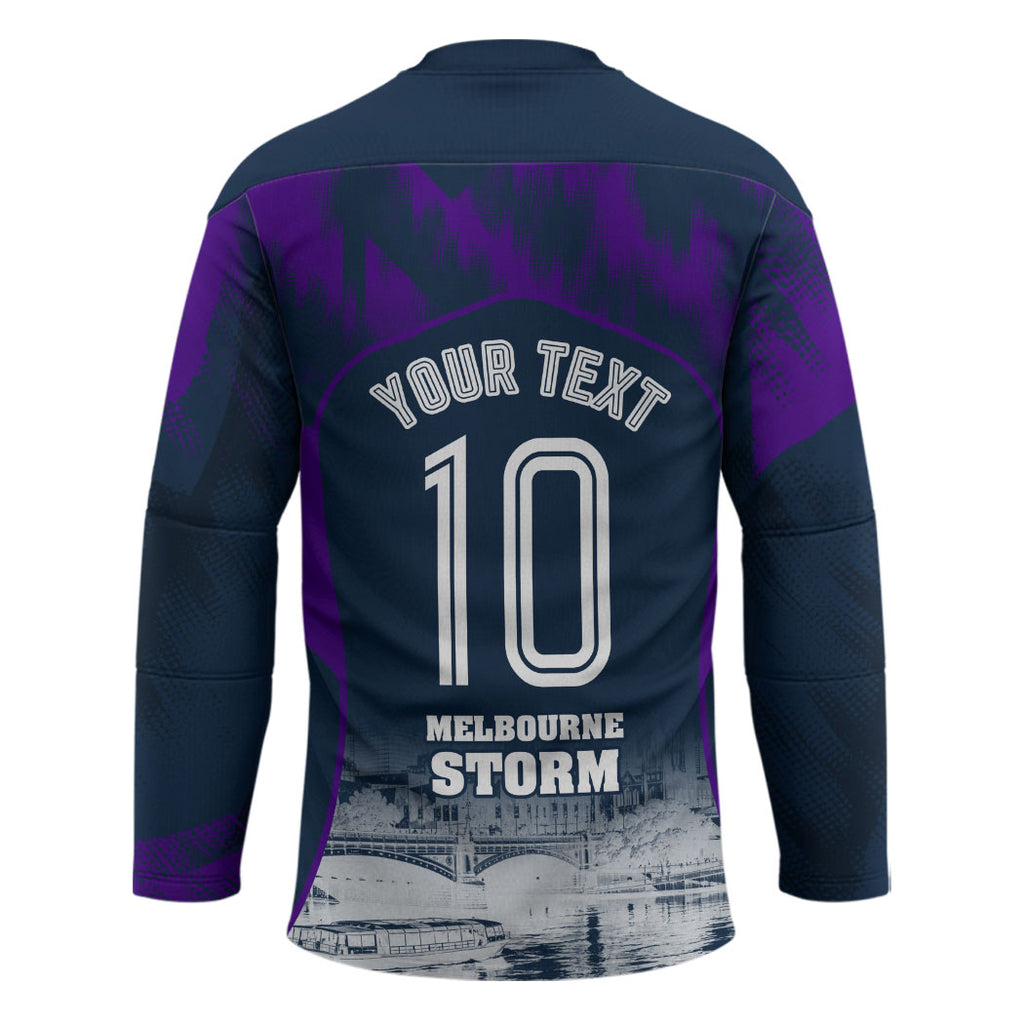 Personalised Sharks Rugby Hockey Jersey Storm Monster Mascot City Skyline 3D Graphic
