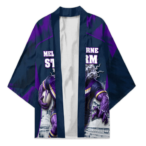 Personalised Sharks Rugby Kimono Storm Monster Mascot City Skyline 3D Graphic