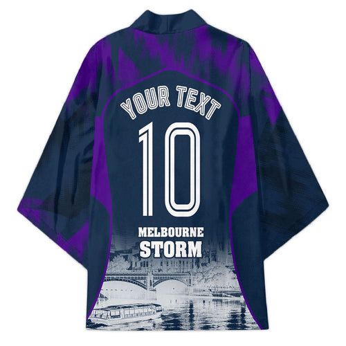 Personalised Sharks Rugby Kimono Storm Monster Mascot City Skyline 3D Graphic