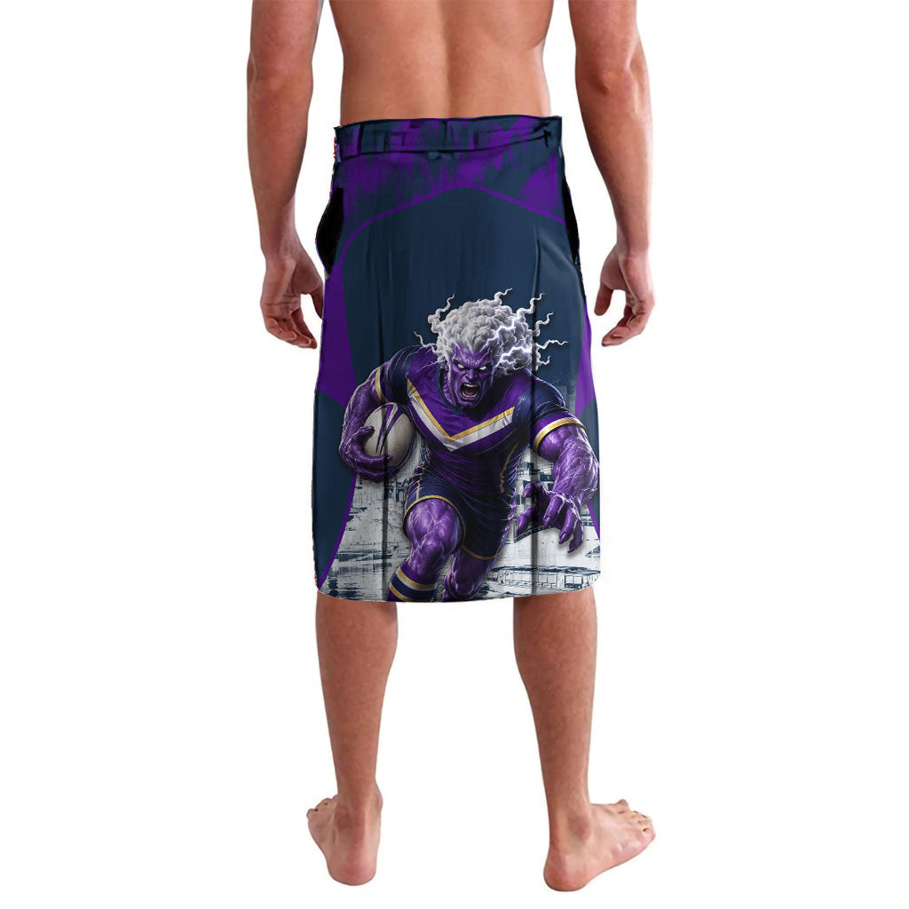 Personalised Sharks Rugby Lavalava Storm Monster Mascot City Skyline 3D Graphic