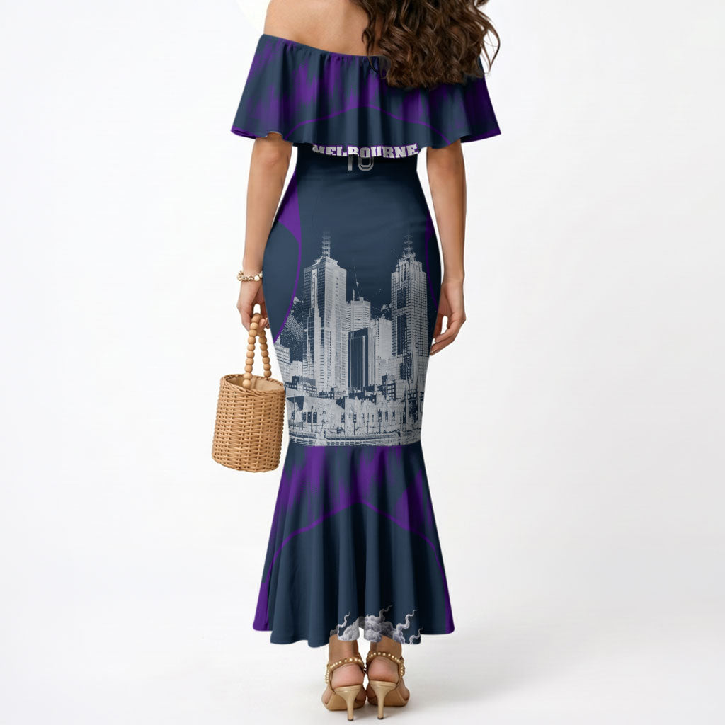 Personalised Sharks Rugby Mermaid Dress Storm Monster Mascot City Skyline 3D Graphic
