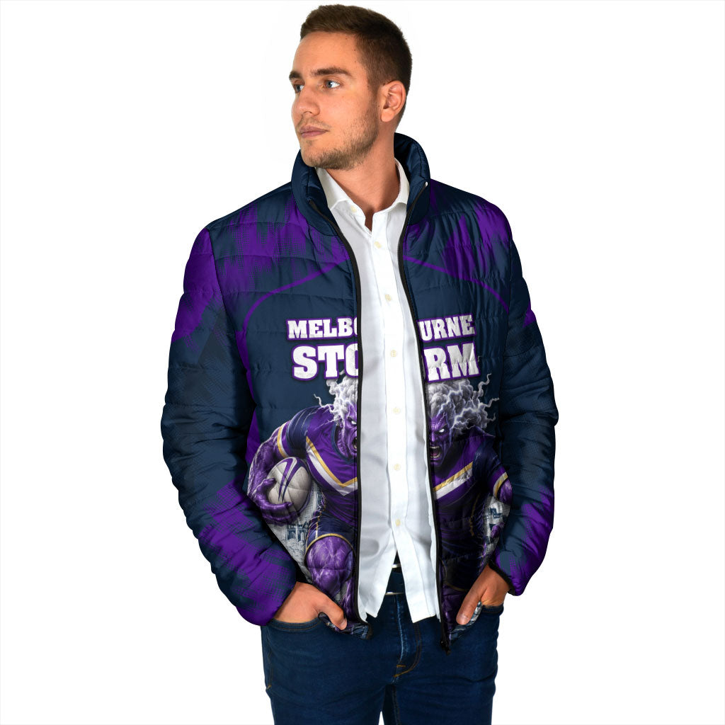 Personalised Sharks Rugby Padded Jacket Storm Monster Mascot City Skyline 3D Graphic