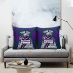 Personalised Sharks Rugby Pillow Cover Storm Monster Mascot City Skyline 3D Graphic