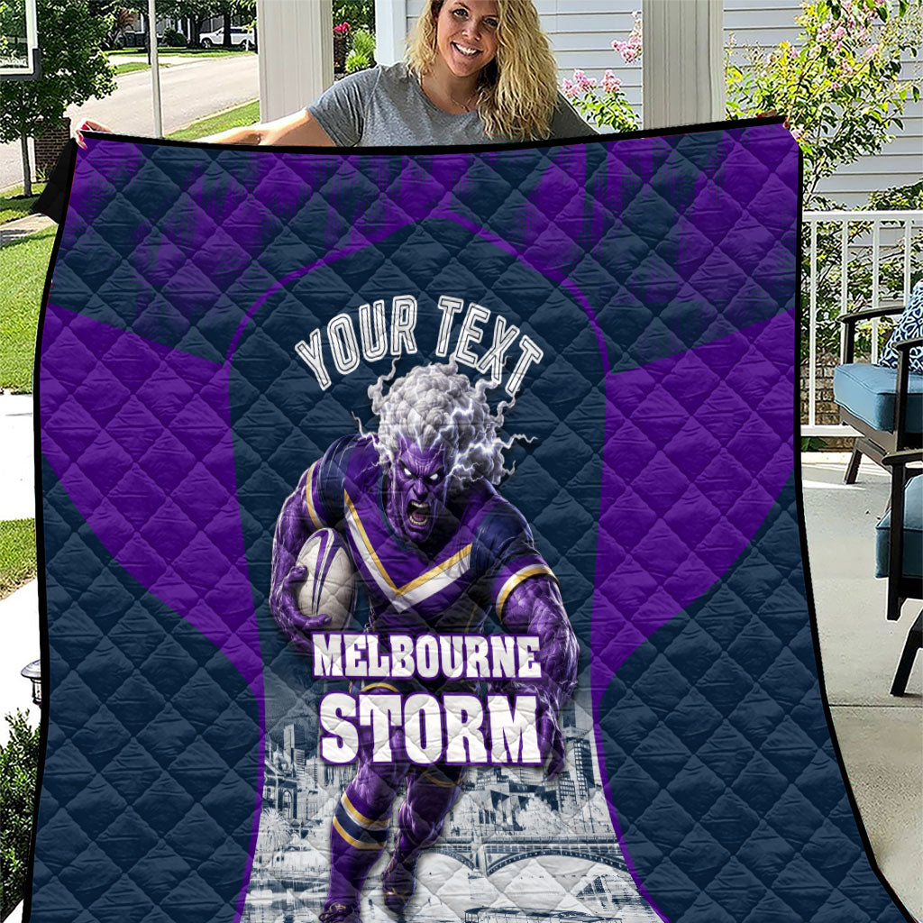 Personalised Sharks Rugby Quilt Storm Monster Mascot City Skyline 3D Graphic