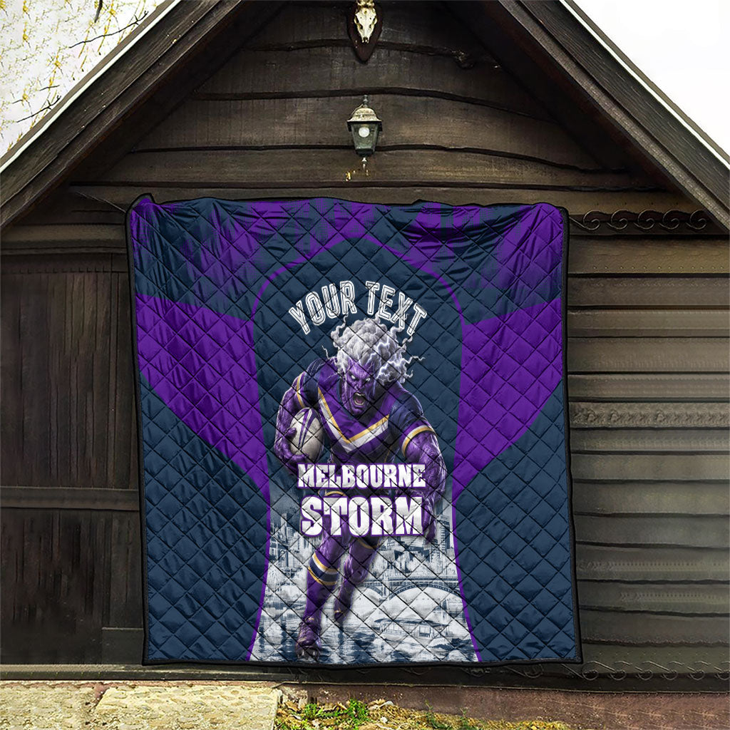 Personalised Sharks Rugby Quilt Storm Monster Mascot City Skyline 3D Graphic