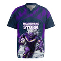 Personalised Sharks Rugby Rugby Jersey Storm Monster Mascot City Skyline 3D Graphic