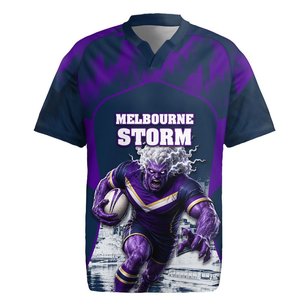 Personalised Sharks Rugby Rugby Jersey Storm Monster Mascot City Skyline 3D Graphic