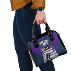 Personalised Sharks Rugby Shoulder Handbag Storm Monster Mascot City Skyline 3D Graphic