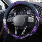 Sharks Rugby Steering Wheel Cover Storm Monster Mascot City Skyline 3D Graphic