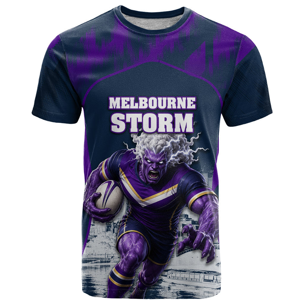 Personalised Sharks Rugby T Shirt Storm Monster Mascot City Skyline 3D Graphic