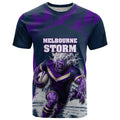 Personalised Sharks Rugby T Shirt Storm Monster Mascot City Skyline 3D Graphic