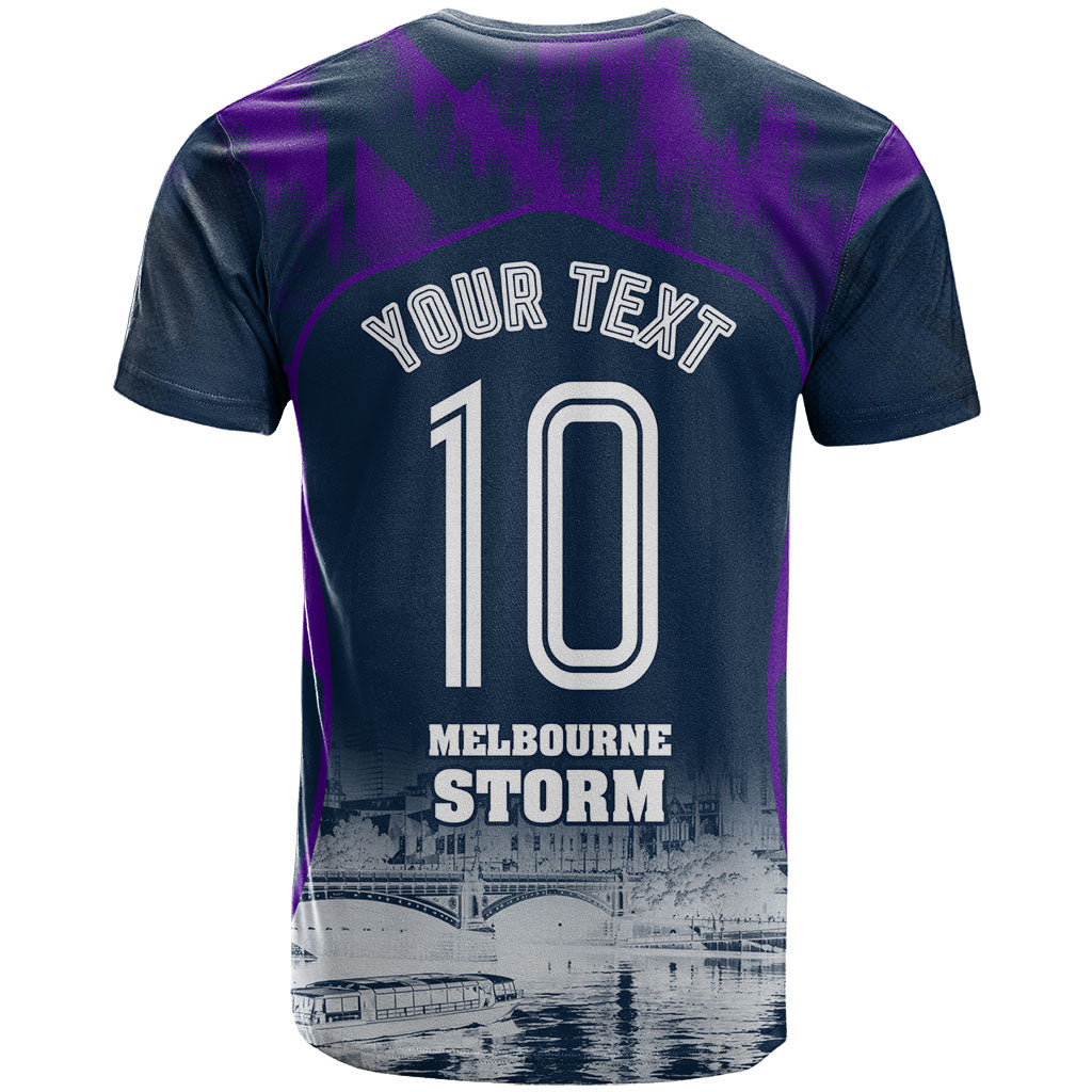 Personalised Sharks Rugby T Shirt Storm Monster Mascot City Skyline 3D Graphic