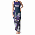 Personalised Sharks Rugby Tank Maxi Dress Storm Monster Mascot City Skyline 3D Graphic