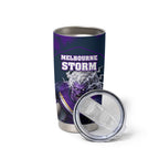 Personalised Sharks Rugby Tumbler Cup Storm Monster Mascot City Skyline 3D Graphic