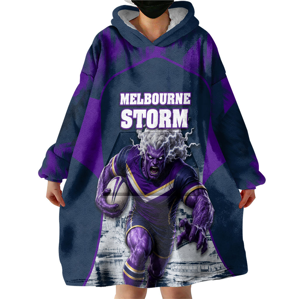 Personalised Sharks Rugby Wearable Blanket Hoodie Storm Monster Mascot City Skyline 3D Graphic