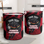Personalised Penrith Panthers Mascot Rugby Laundry Basket Penrith New South Wales Athletic Graphic Print