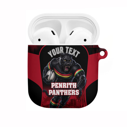 Personalised Penrith Panthers Mascot Rugby AirPods Case Penrith New South Wales Athletic Graphic Print