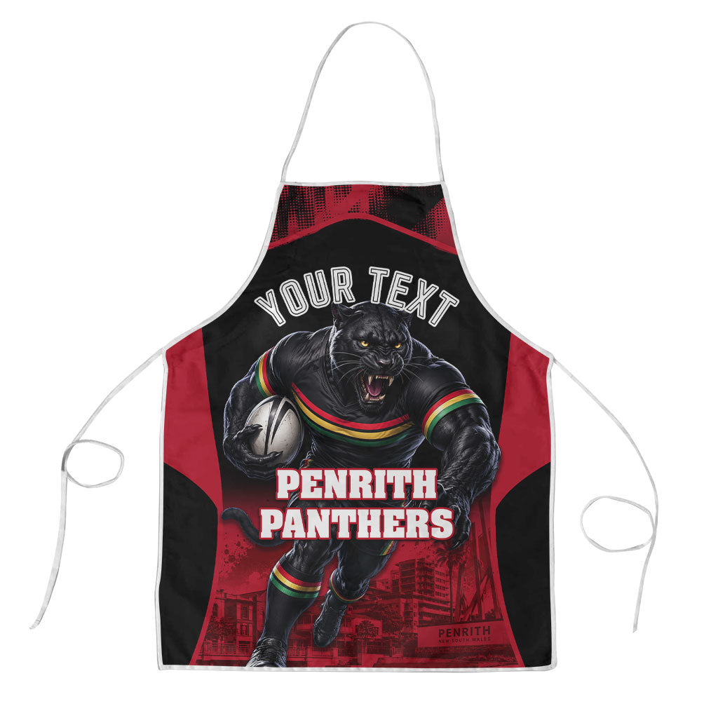 Personalised Penrith Panthers Mascot Rugby Apron Penrith New South Wales Athletic Graphic Print