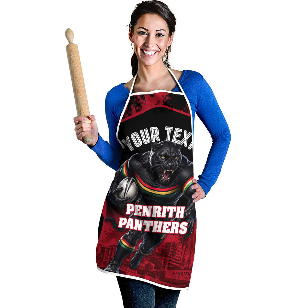 Personalised Penrith Panthers Mascot Rugby Apron Penrith New South Wales Athletic Graphic Print