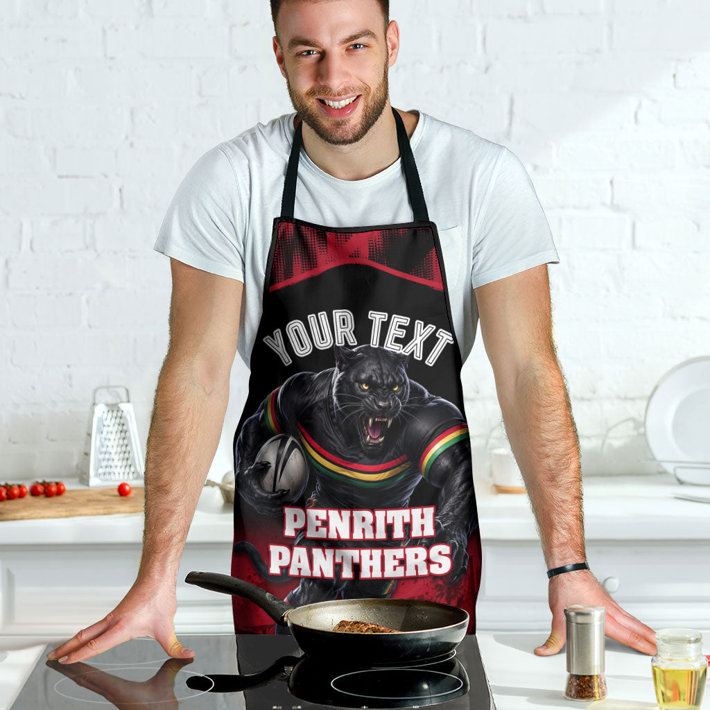 Personalised Penrith Panthers Mascot Rugby Apron Penrith New South Wales Athletic Graphic Print