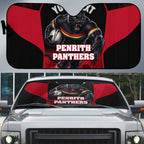 Personalised Penrith Panthers Mascot Rugby Auto Sun Shade Penrith New South Wales Athletic Graphic Print